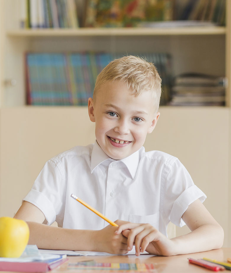 German language primary school student