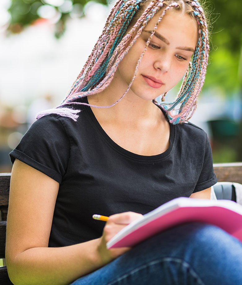 German language teenager student